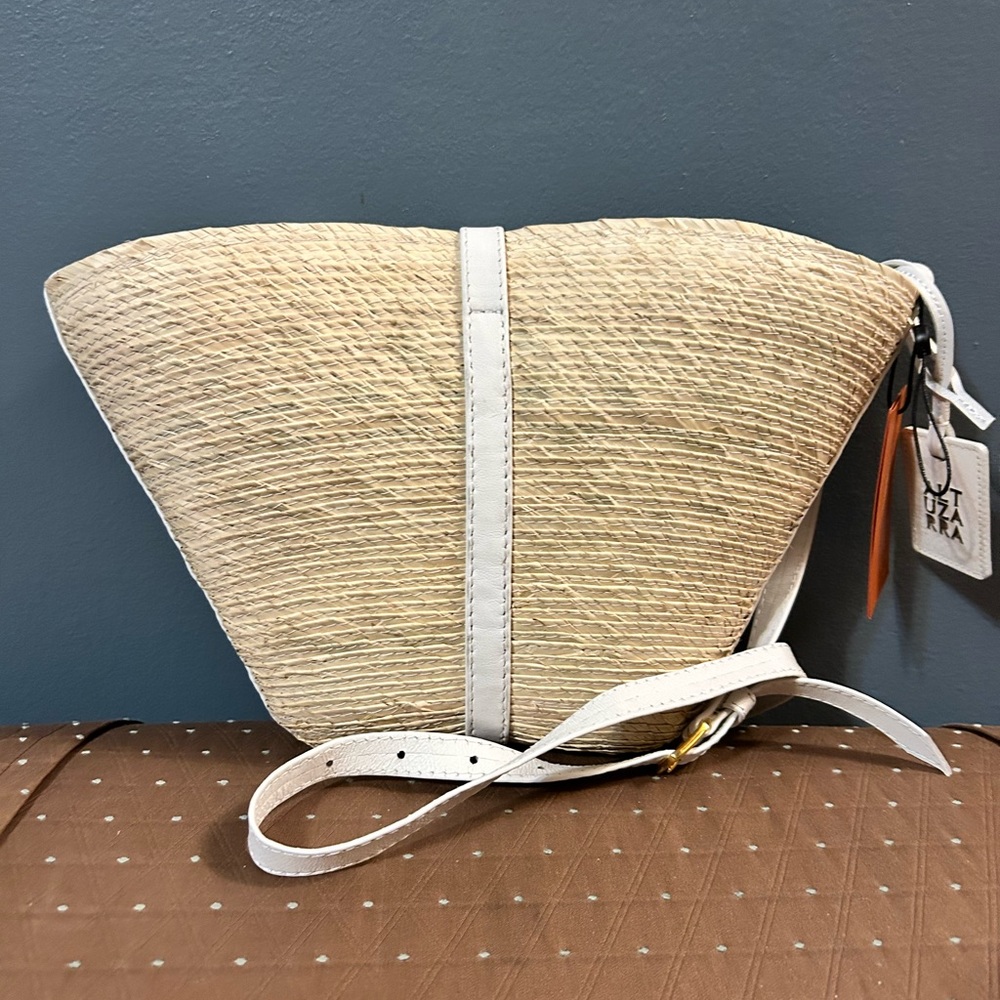 Altuzarra Tan and White Crossbody Bag - Picture 4 of 4